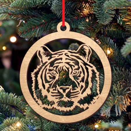 Новогодний шарик Тигр, 6 см