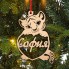 Новогодняя игрушка Тигренок с именем, 6 см